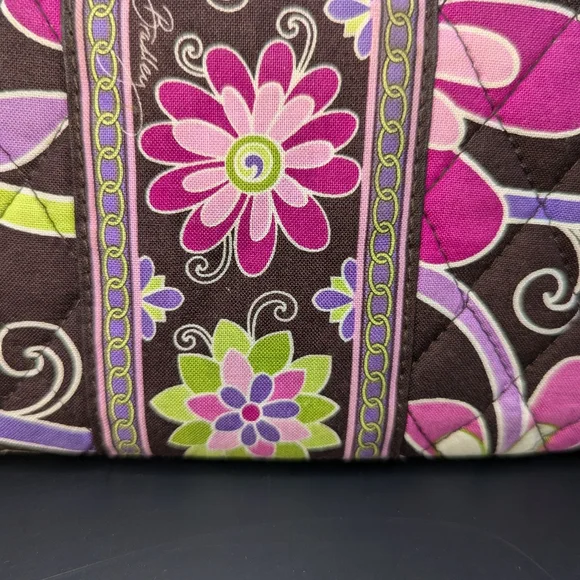 Vera Bradley Wallet Brown Floral Double Compartment Wallet - Picture 8 of 10